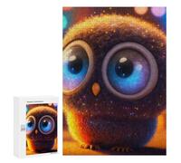 Rompecabezas para Adolescentes 300 PCS Magical Furry Owl Rompecabezas para Adolescentes Juguetes Antiestrés Mejora La Memoria 300 PCS