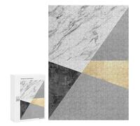 Rompecabezas para Adolescentes 300 PCS Marble and Gold Art 4 Rompecabezas Juguetes Antiestrés Corte De Precisión Interacción Entre Padres E Hijos 300 PCS