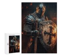 Rompecabezas para Adolescentes 300 PCS Medieval Knight Armor Set -3 Rompecabezas para Adultos Actividades Familiares Interacción Entre Padres E Hijos Hermoso Juego De Diseño 300 PCS