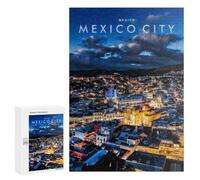 Rompecabezas para Adolescentes 300 PCS Mexico City Lights Rompecabezas para Adultos Juegos Relajantes Corte De Precisión Juego Desafiante Regalos 300 PCS