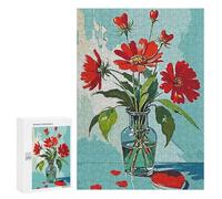 Rompecabezas para Adolescentes 300 PCS Most Cheerful Flower Rompecabezas para Adultos Juguetes Antiestrés Arte De Pared Interacción Entre Padres E Hijos 300 PCS