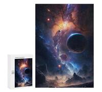 Rompecabezas para Adolescentes 300 PCS Mysterious Universe Rompecabezas para Adultos Juego De Ingenio Decoración del Hogar Regalos para Reducir El Estrés 300 PCS