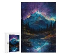 Rompecabezas para Adolescentes 300 PCS Mystical Mountain Rompecabezas para Adultos Juego Familiar Decoración Desafiante De Completar 300 PCS
