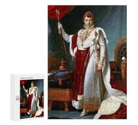 Rompecabezas para Adolescentes 300 PCS Napoleon in Robes Rompecabezas para Adultos Juego De Ingenio Decoración del Hogar Regalos para Reducir El Estrés 300 PCS
