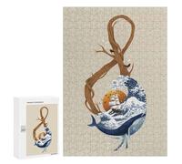 Rompecabezas para Adolescentes 300 PCS Ocean Symphony Treble Clef Cream Rompecabezas Juguetes Antiestrés Corte De Precisión Interacción Entre Padres E Hijos 300 PCS