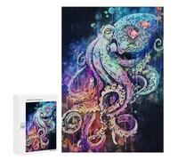 Rompecabezas para Adolescentes 300 PCS Octopus Kraken Rompecabezas para Adultos Juegos Relajantes Decoración Perfecta Regalos De Cumpleaños Y Únicos 300 PCS