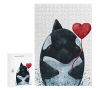 Rompecabezas para Adolescentes 300 PCS Orca Love Rompecabezas para Adolescentes Juegos Relajantes Regalos para Mujeres Actividades Divertidas En Casa 300 PCS