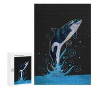 Rompecabezas para Adolescentes 300 PCS Orca Rompecabezas para Adultos Juegos Relajantes Decoración Actividades Divertidas En Casa 300 PCS