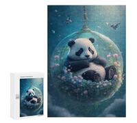 Rompecabezas para Adolescentes 300 PCS Panda Naptime Rompecabezas para Adultos Juegos Relajantes Decoración Perfecta Regalos De Cumpleaños Y Únicos 300 PCS