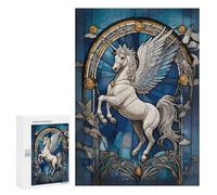 Rompecabezas para Adolescentes 300 PCS Pegasus Myth Animal Rompecabezas para Adultos Juguetes Antiestrés para La Diversión Familiar Interacción Entre Padres E Hijos 300 PCS