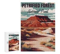 Rompecabezas para Adolescentes 300 PCS Petrified Forest National Park Rompecabezas para Adultos Juguetes Antiestrés Arte De Pared Interacción Entre Padres E Hijos 300 PCS