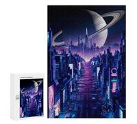 Rompecabezas para Adolescentes 300 PCS Phantom Night City Rompecabezas para Adultos Juguetes DIY Arte De Pared Oferta como Regalos para Toda La Familia 300 PCS