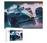 Rompecabezas para Adolescentes 300 PCS Racing Car in Rainy Conditions -1 Rompecabezas para Adultos Juego De Ingenio Decoración Diversión En Casa Actividades, 300 PCS