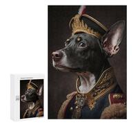 Rompecabezas para Adolescentes 300 PCS Regal Canine Portrait -1 Rompecabezas para Adultos Juegos Relajantes Desafío Difícil Desafío Educativo 300 PCS