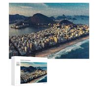 Rompecabezas para Adolescentes 300 PCS Rio De Janeiro Cityscape Rompecabezas para Adultos Juego Familiar Regalo De Cumpleaños Interacción Entre Padres E Hijos 300 PCS