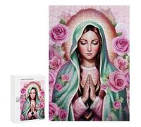Rompecabezas para Adolescentes 300 PCS Rompecabezas Christ Poster Catholic 2 Rompecabezas para Adultos Juego De Ingenio Regalos para Mujeres para Cumpleaños, Navidad 300 PCS