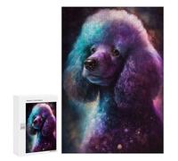 Rompecabezas para Adolescentes 300 PCS Rompecabezas Cosmic Poodle Art Print-12 Rompecabezas Juego Práctico Arte De Pared Oferta como Regalos para Toda La Familia 300 PCS