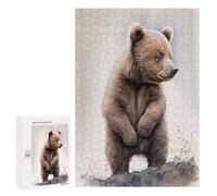 Rompecabezas para Adolescentes 300 PCS Rompecabezas Cute Baby Bear Painting Rompecabezas para Adultos Juego De Ingenio Regalos para Mujeres para Cumpleaños, Navidad 300 PCS