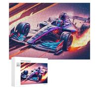 Rompecabezas para Adolescentes 300 PCS Rompecabezas Formula 1 Speed Racing Car Artwork Rompecabezas para Adultos Juego De Ingenio Regalos para Mujeres para Cumpleaños, Navidad 300 PCS