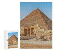 Rompecabezas para Adolescentes 300 PCS Rompecabezas Great Pyramid of Giza Rompecabezas para Adultos Juguetes Antiestrés Análisis Y Lógica para Cumpleaños, Navidad 300 PCS