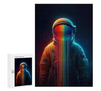Rompecabezas para Adolescentes 300 PCS Rompecabezas Rainbow Astronaut in Space Rompecabezas Juego Práctico Arte De Pared Oferta como Regalos para Toda La Familia 300 PCS