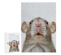 Rompecabezas para Adolescentes 300 PCS Rompecabezas Rat Face Rompecabezas para Adultos Juego De Ingenio Regalos para Mujeres para Cumpleaños, Navidad 300 PCS