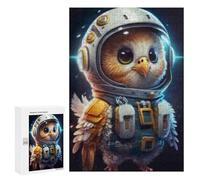 Rompecabezas para Adolescentes 300 PCS Rompecabezas Space Owl Adventure Toy Rompecabezas Juego Práctico Arte De Pared Oferta como Regalos para Toda La Familia 300 PCS