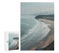 Rompecabezas para Adolescentes 300 PCS Serene Coastal Expanse Rompecabezas para Adultos Juego Familiar Decoración Desafiante De Completar 300 PCS