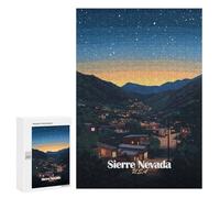 Rompecabezas para Adolescentes 300 PCS Sierra Nevada Night Sky Rompecabezas para Adultos Juego De Ingenio Decoración Diversión En Casa Actividades, 300 PCS