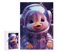 Rompecabezas para Adolescentes 300 PCS Space Baby Duck Rompecabezas para Adultos Juegos Relajantes Desafío Difícil Desafío Educativo 300 PCS