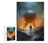 Rompecabezas para Adolescentes 300 PCS Space Explorer's Journey -11 Rompecabezas para Adultos Juego Familiar Decoración Desafiante De Completar 300 PCS