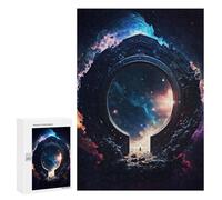 Rompecabezas para Adolescentes 300 PCS Space Portal Magic Rompecabezas para Adolescentes Juguetes Antiestrés Mejora La Memoria 300 PCS