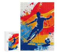 Rompecabezas para Adolescentes 300 PCS Spanish Soccer Player Rompecabezas para Adultos Juego Práctico Decoración De Pared Cumpleaños Y Navidad 300 PCS