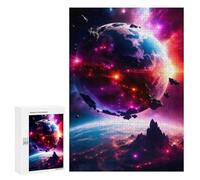 Rompecabezas para Adolescentes 300 PCS Stellar Eternity Rompecabezas para Adultos Juguetes Antiestrés para La Diversión Familiar Interacción Entre Padres E Hijos 300 PCS