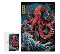 Rompecabezas para Adolescentes 300 PCS Tentacled Metropolis Rompecabezas para Adultos Juegos Relajantes Decoración Perfecta Regalos De Cumpleaños Y Únicos 300 PCS