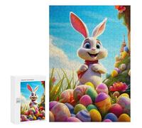 Rompecabezas para Adolescentes 300 PCS The Easter Bunny Rompecabezas para Adolescentes Juguetes Antiestrés Mejora La Memoria 300 PCS