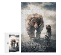 Rompecabezas para Adolescentes 300 PCS The Giant Bear Rompecabezas para Adolescentes Juguetes Antiestrés Mejora La Memoria 300 PCS