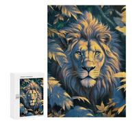 Rompecabezas para Adolescentes 300 PCS The Golden Lion Rompecabezas para Adultos Juguetes Antiestrés para La Diversión Familiar Interacción Entre Padres E Hijos 300 PCS