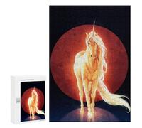 Rompecabezas para Adolescentes 300 PCS The Last Unicorn Rompecabezas para Adultos Juegos Relajantes Desafío Difícil Desafío Educativo 300 PCS