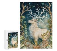 Rompecabezas para Adolescentes 300 PCS The Reindeer Rompecabezas para Adultos Juguetes Antiestrés para La Diversión Familiar Interacción Entre Padres E Hijos 300 PCS