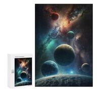 Rompecabezas para Adolescentes 300 PCS The Universe Rompecabezas para Adultos Juego De Ingenio Decoración del Hogar Regalos para Reducir El Estrés 300 PCS