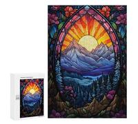 Rompecabezas para Adolescentes 300 PCS The View of The Valley Rompecabezas para Adultos Juegos Relajantes Desafío Difícil Desafío Educativo 300 PCS