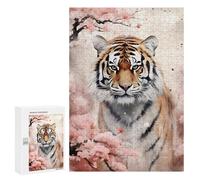Rompecabezas para Adolescentes 300 PCS Tiger Poster, Picture, Metal Print, Paint by Michael I. Organ Rompecabezas para Adultos Juego De Ingenio Decoración del Hogar Regalos para Reducir El Estrés 300