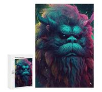 Rompecabezas para Adolescentes 300 PCS Yeti Supernaturalism Rompecabezas para Adultos Juego Práctico Carrera De Velocidad Manual Desafío Educativo 300 PCS