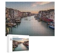 Rompecabezas para adolescentes, 300 piezas, Canal de Venecia, atardecer, juegos relajantes, regalos para mujeres, actividades divertidas en casa, 300 piezas