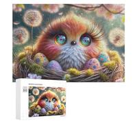Rompecabezas para adolescentes, 300 piezas, colorido nido de búho de fantasía, para adultos, decoración de pared, actividades divertidas en casa, 300 piezas