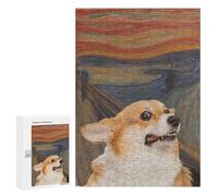 Rompecabezas para adolescentes 300 piezas Corgi's Emocional Journey Puzzles para adultos Juegos de pensamiento Decoración del hogar Actividades divertidas en el hogar 300 PCS