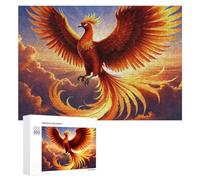 Rompecabezas para adolescentes, 300 piezas, Golden Phoenix Rising-1, rompecabezas para adolescentes, juegos relajantes, regalos para mujeres, actividades divertidas en casa, 300 piezas
