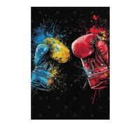 Rompecabezas para Adolescentes 38x26cm/1000pcs Boxing Gloves Rompecabezas Juguetes Antiestrés Análisis Y Lógica Difícil Y Desafiante 38x26cm/1000pcs