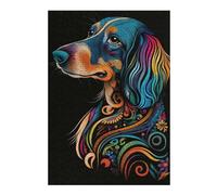Rompecabezas para Adolescentes 38x26cm/1000pcs Dachshund Style 2 Rompecabezas Juguetes Antiestrés Análisis Y Lógica Difícil Y Desafiante 38x26cm/1000pcs
